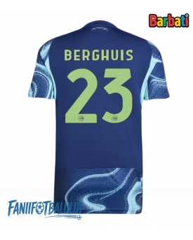 Ajax Steven Berghuis #23 Tricou Fotbal Replică 2025-26 Barbati Deplasare